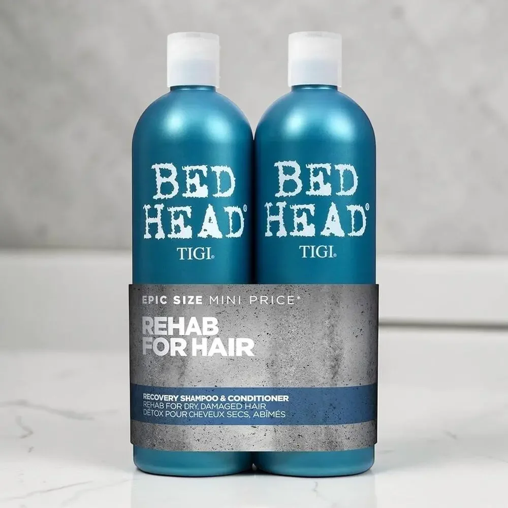 TIGI Bed Head Recovery Shampoo Conditioner 25.36 oz Set Dry Damaged Hair New